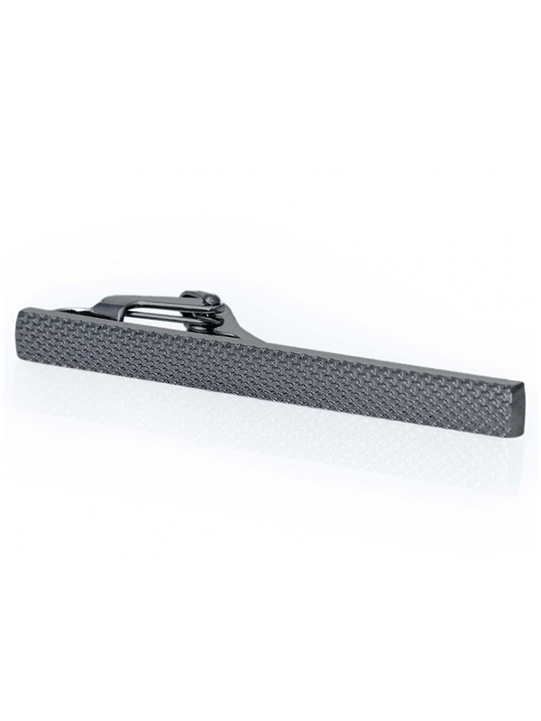 Grafitowa klasyczna spinka do krawata ZS81
