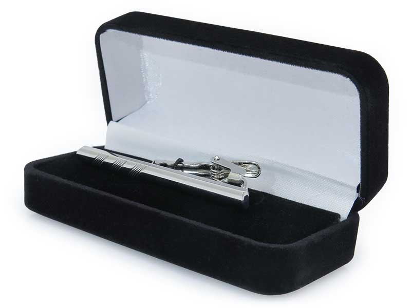 Srebrna  spinka do krawata ZS44