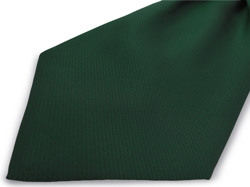 Zielony fular - strukturalna tkanina - geometryczne kwiatki F190