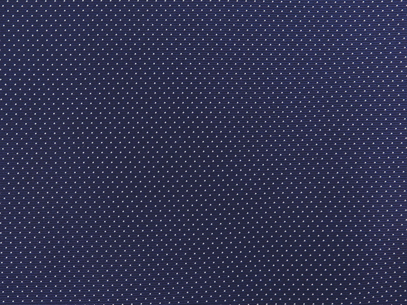 Granatowy fular w białe kropeczki F221