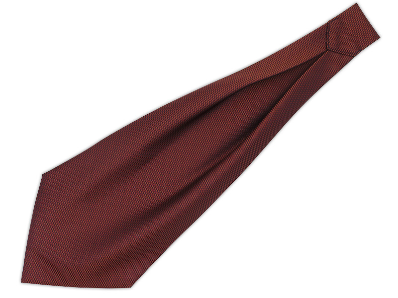 Miedziany fular w geometryczny wzór F223