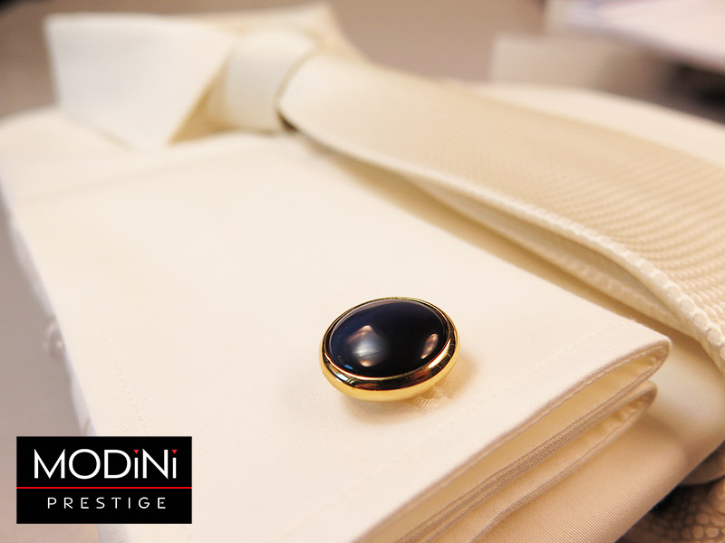 Jasny ecru/ivory krawat ślubny