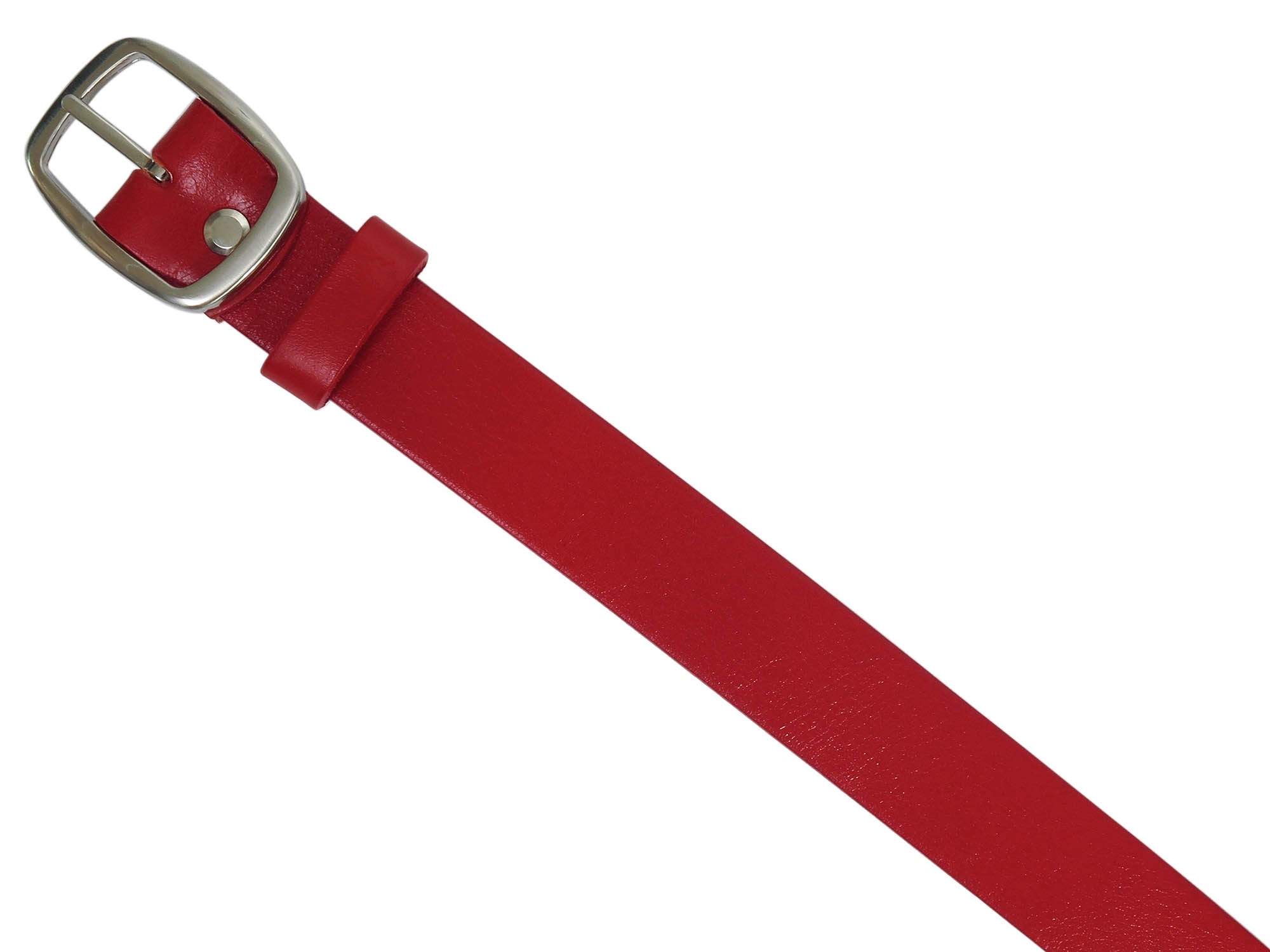 Czerwony pasek damski PD15 100 cm