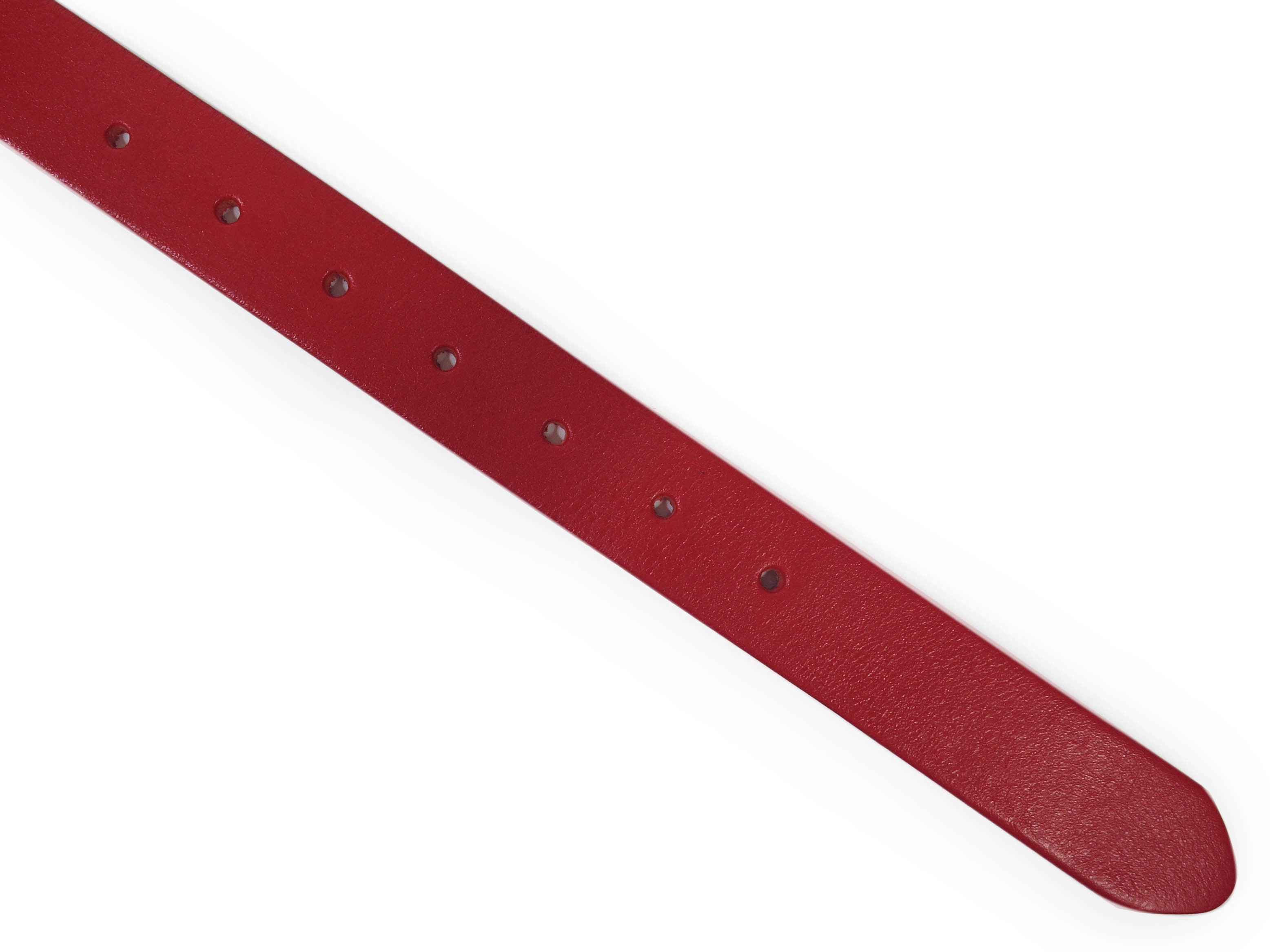 Czerwony pasek damski PD15 100 cm